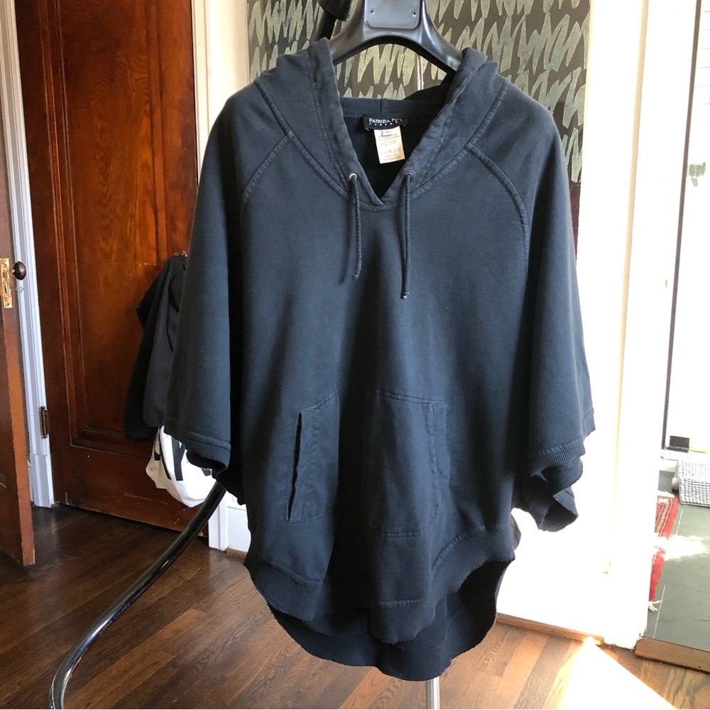 Circa Y2K: PATRIZIA PEPE Hooded Cape Fashion Sweatshirt